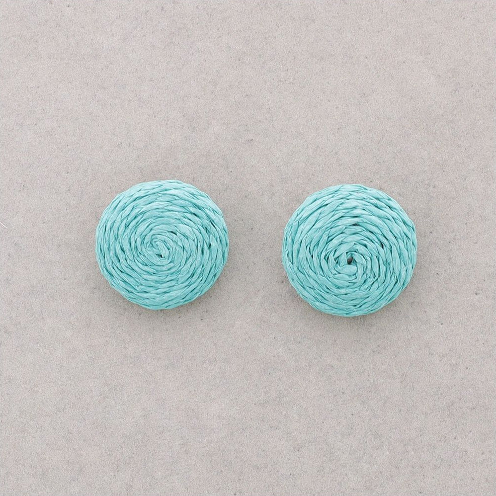 Orecchini in raffia