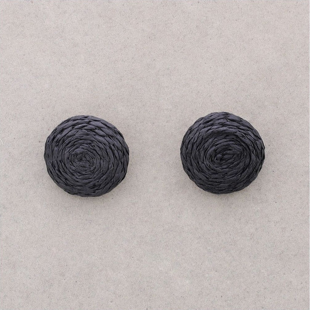 Orecchini in raffia