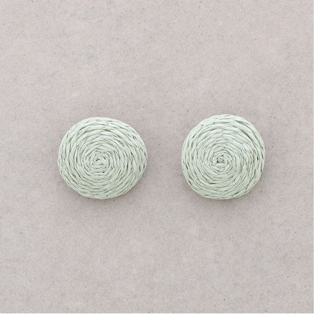 Orecchini in raffia
