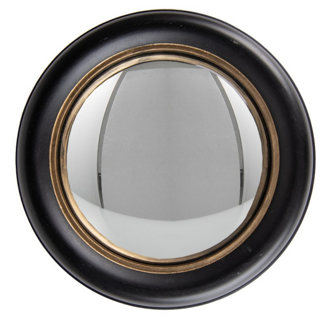 Specchio bordo oro Fisheye