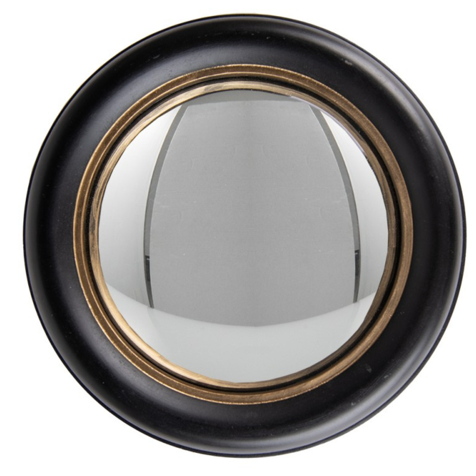 Specchio bordo oro Fisheye