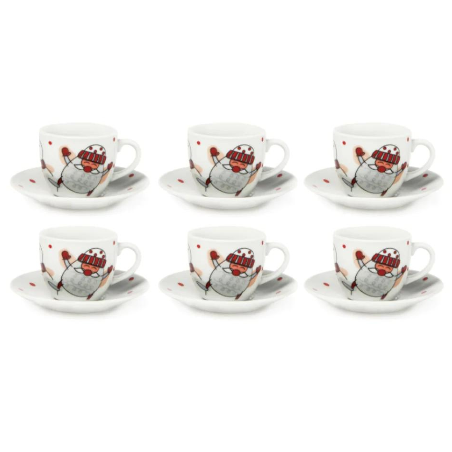 Servizio 6 tazzine da caffè