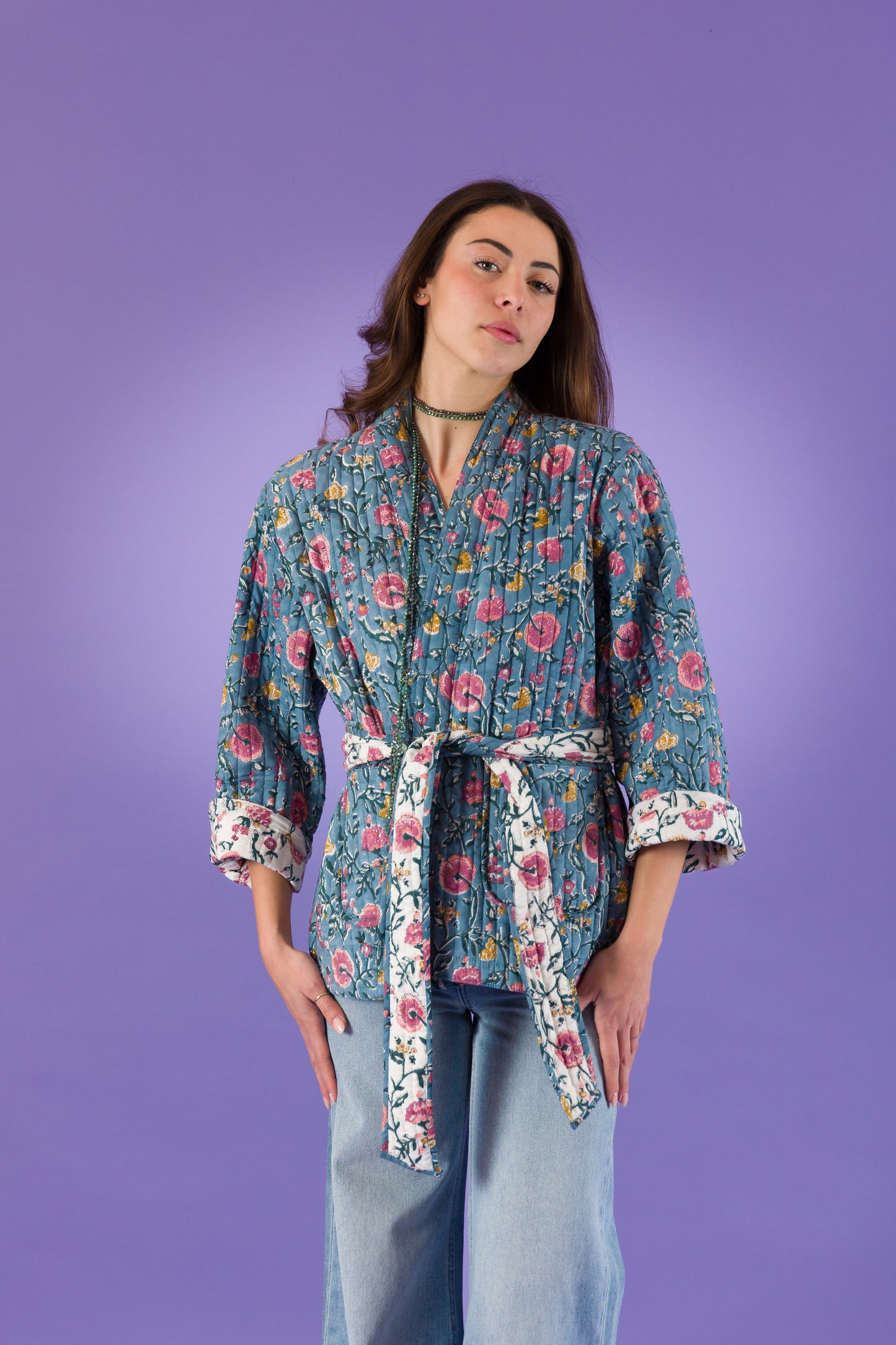 Giacca Kimono reversibile Davidia