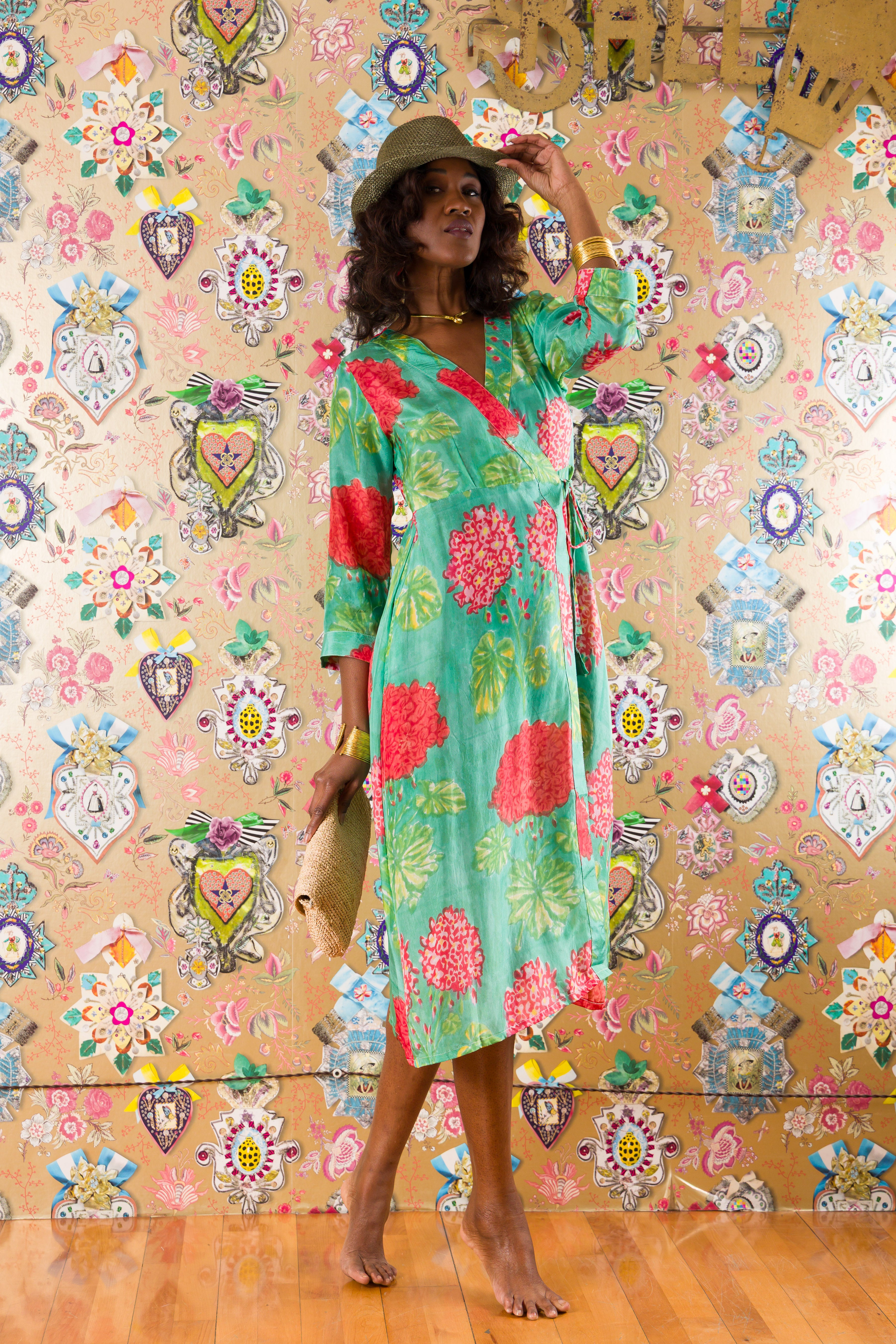 Abito Kimono Adelina in seta