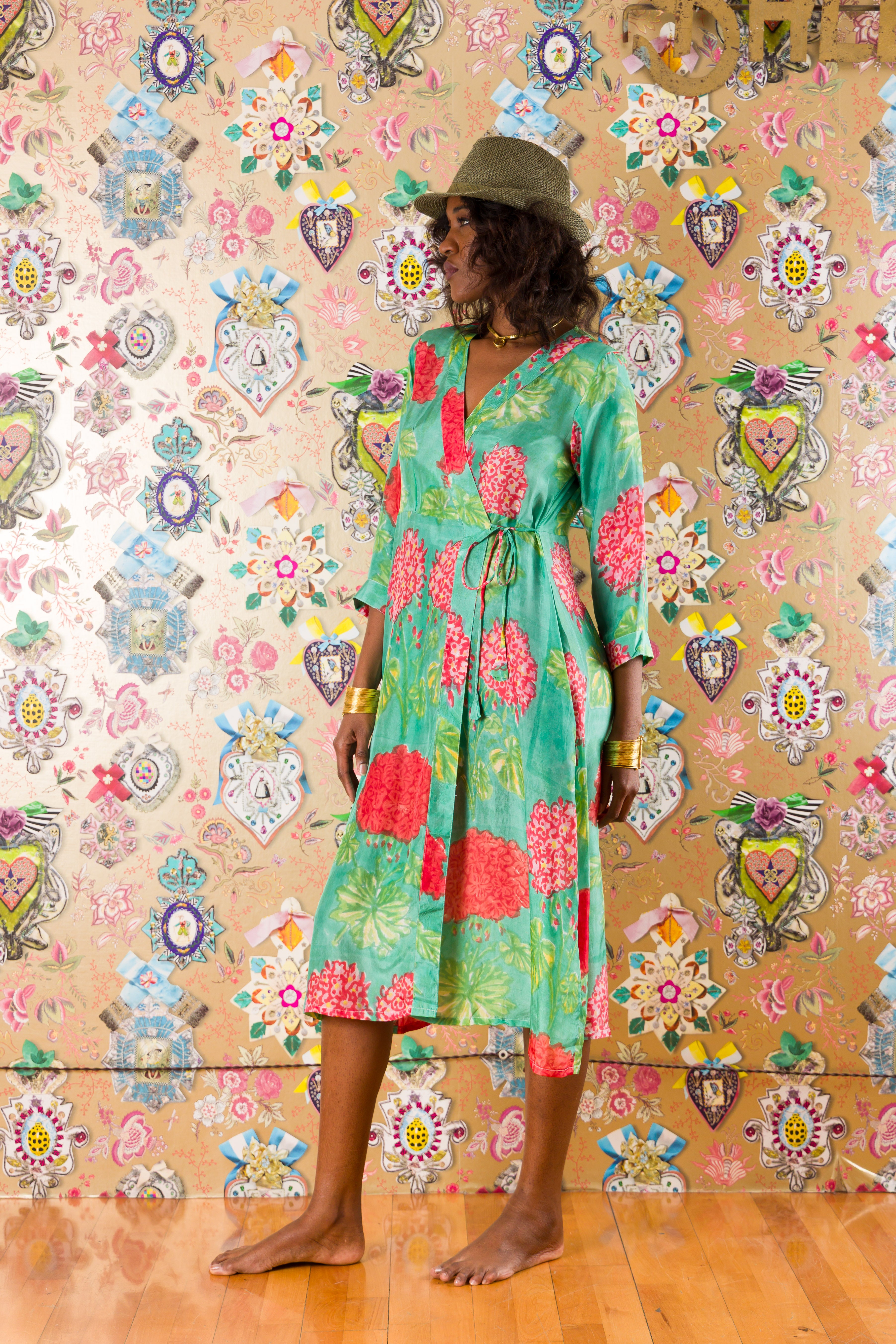 Abito Kimono Adelina in seta