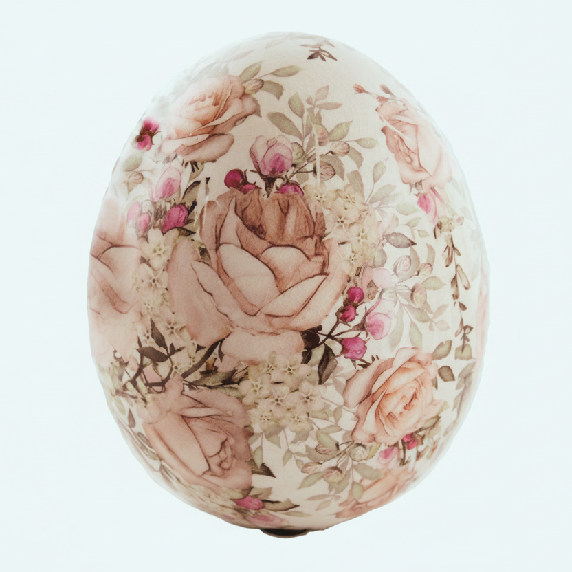 Decorazione Uova con Rose