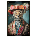 Vassoio rettangolare leopardo