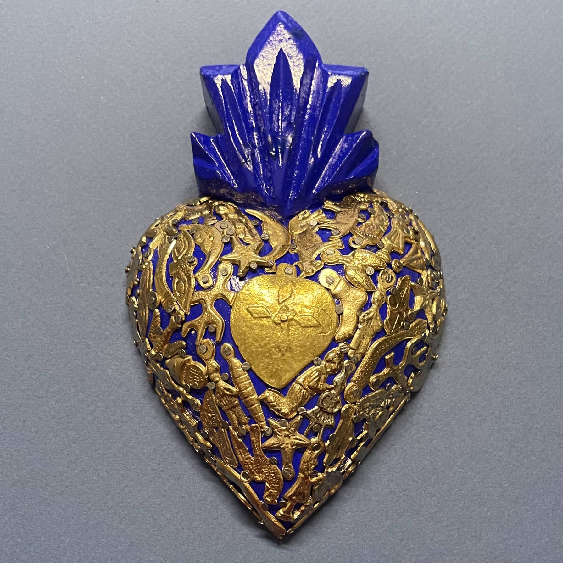 Cuore Sacro In Legno - Cuore