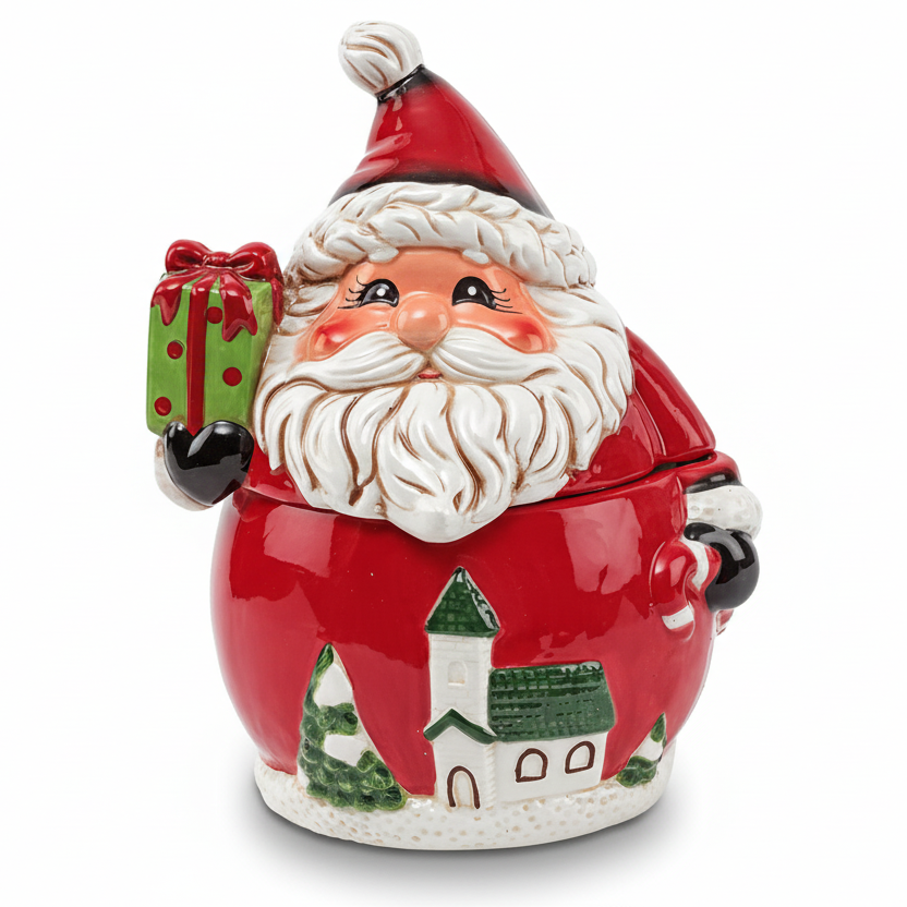 Biscottiera Babbo Natale