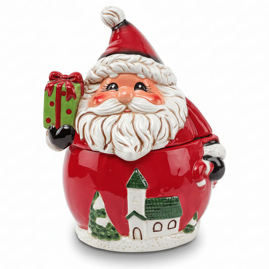 Biscottiera Babbo Natale