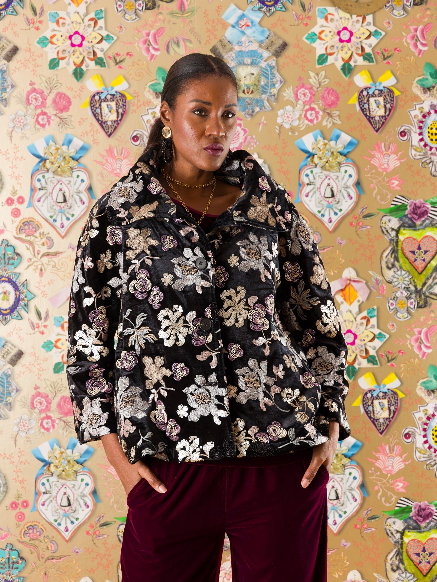 Giacca Lorca in velluto di seta