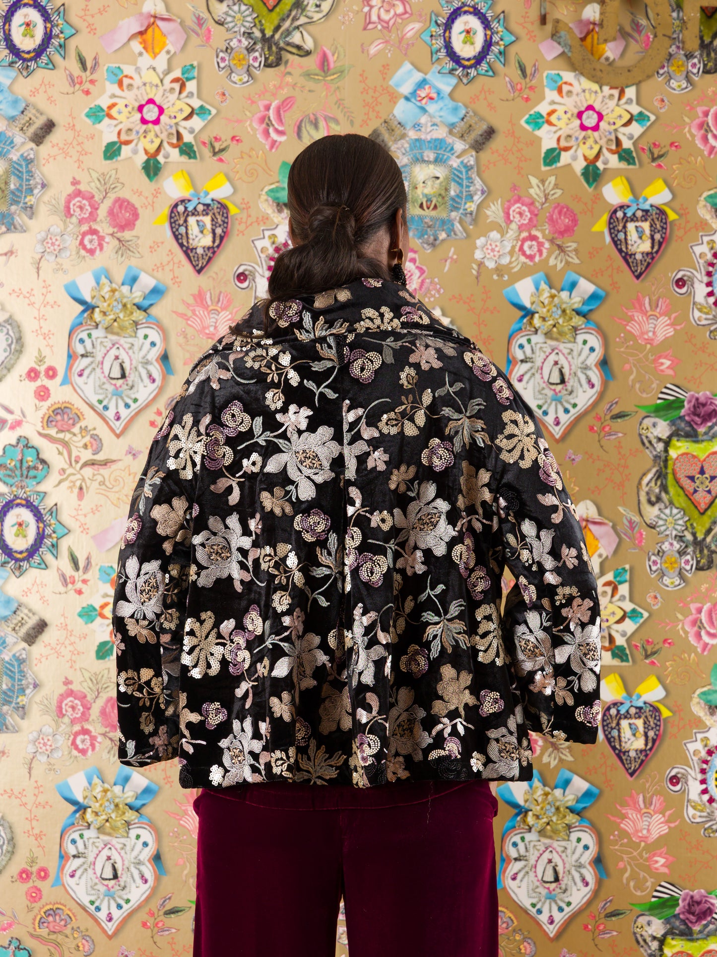 Giacca Lorca in velluto di seta