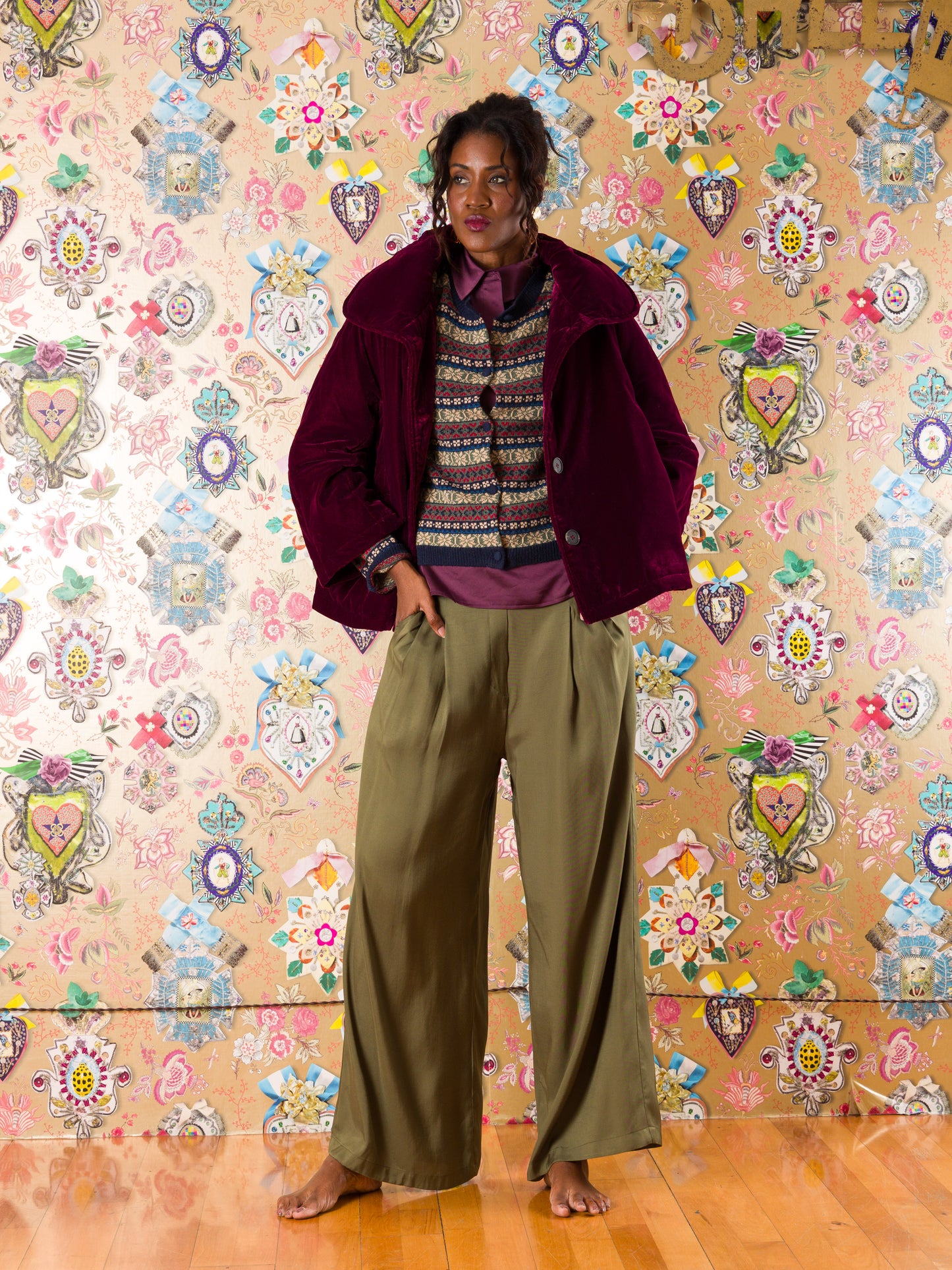 Giacca Lorca in velluto di seta