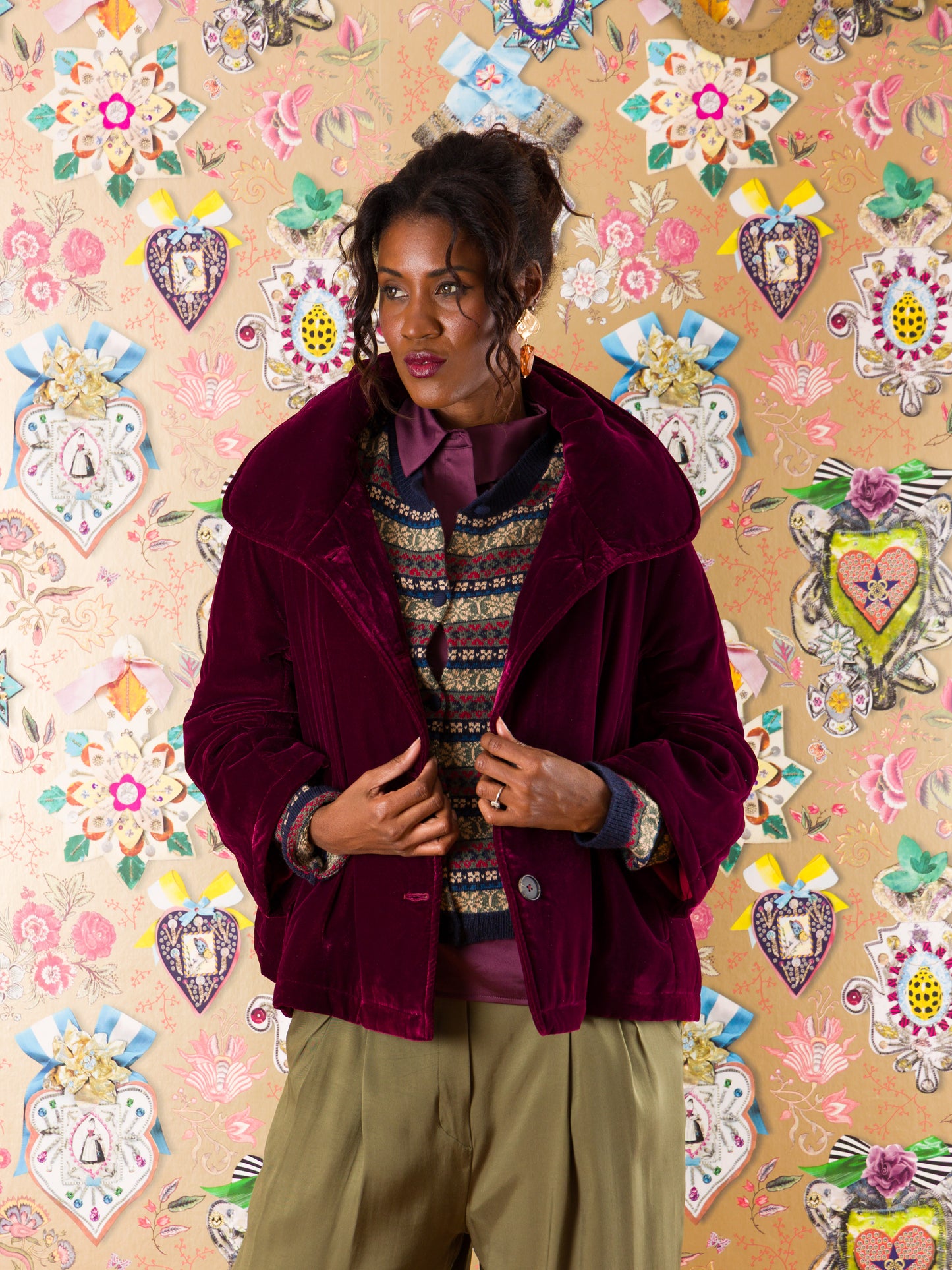 Giacca Lorca in velluto di seta