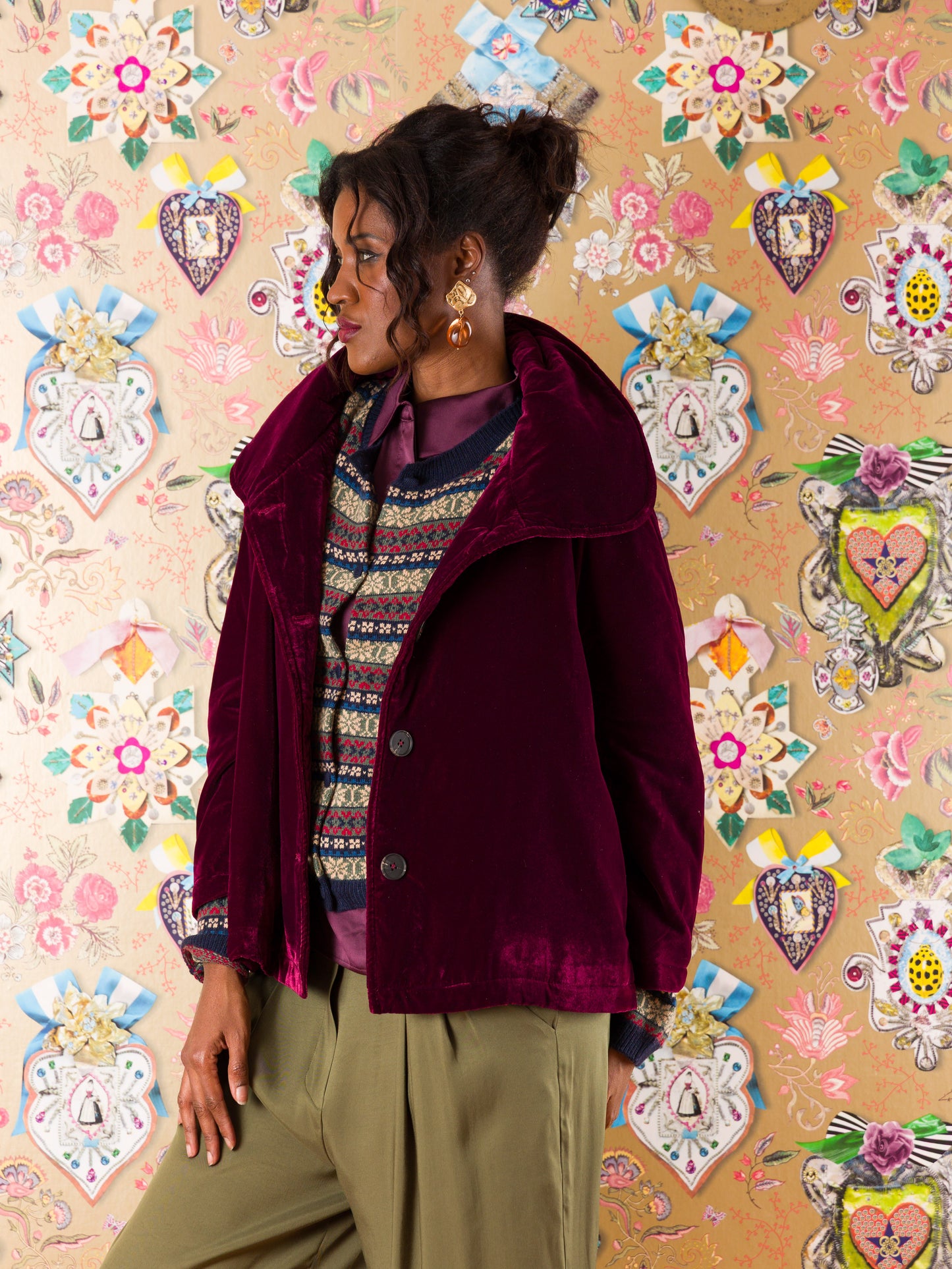 Giacca Lorca in velluto di seta