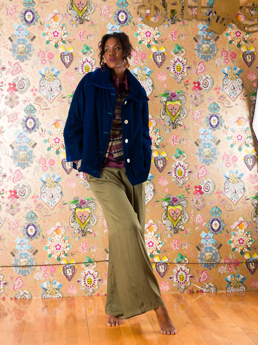 Giacca Lorca in velluto di seta