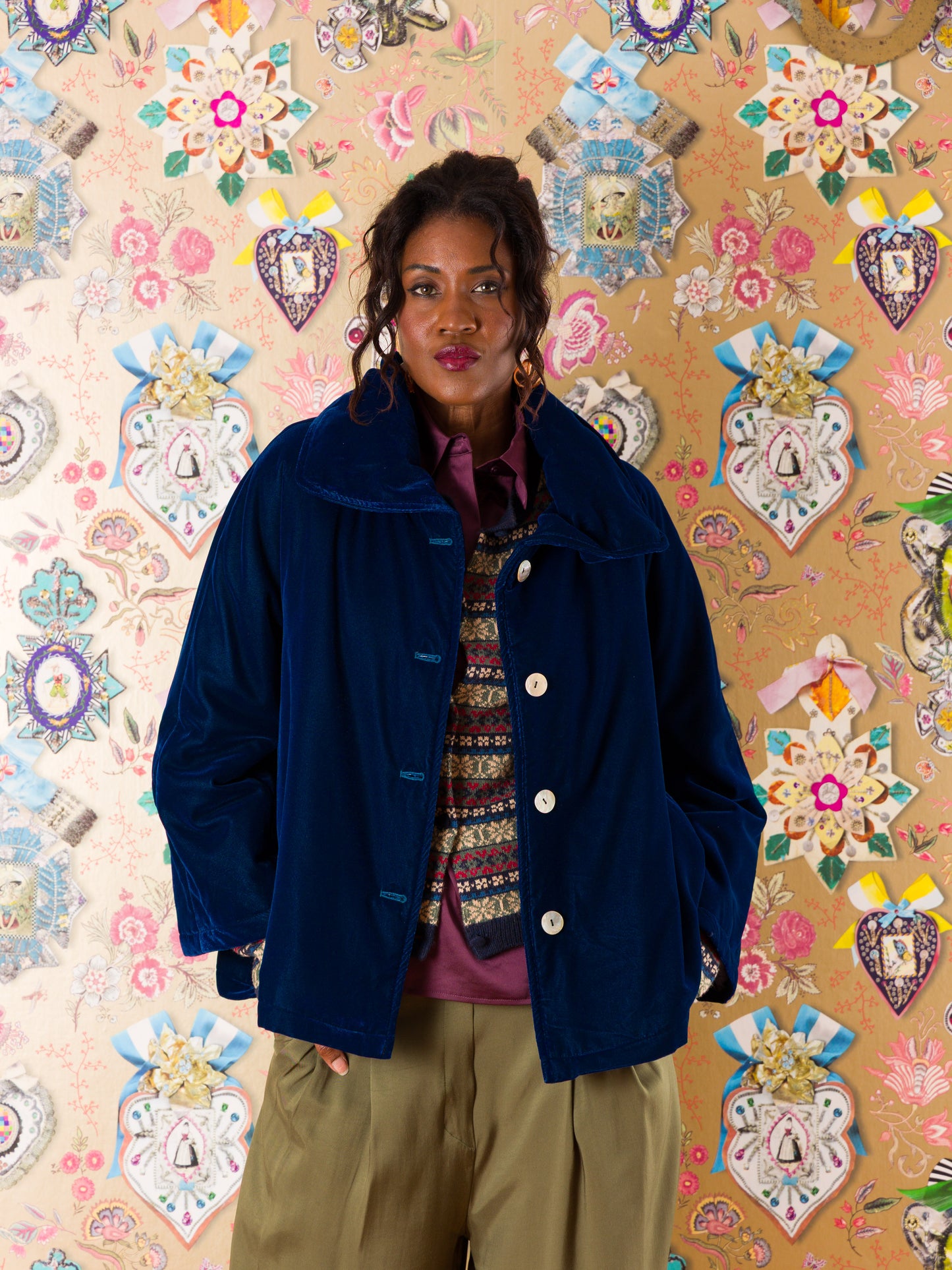 Giacca Lorca in velluto di seta