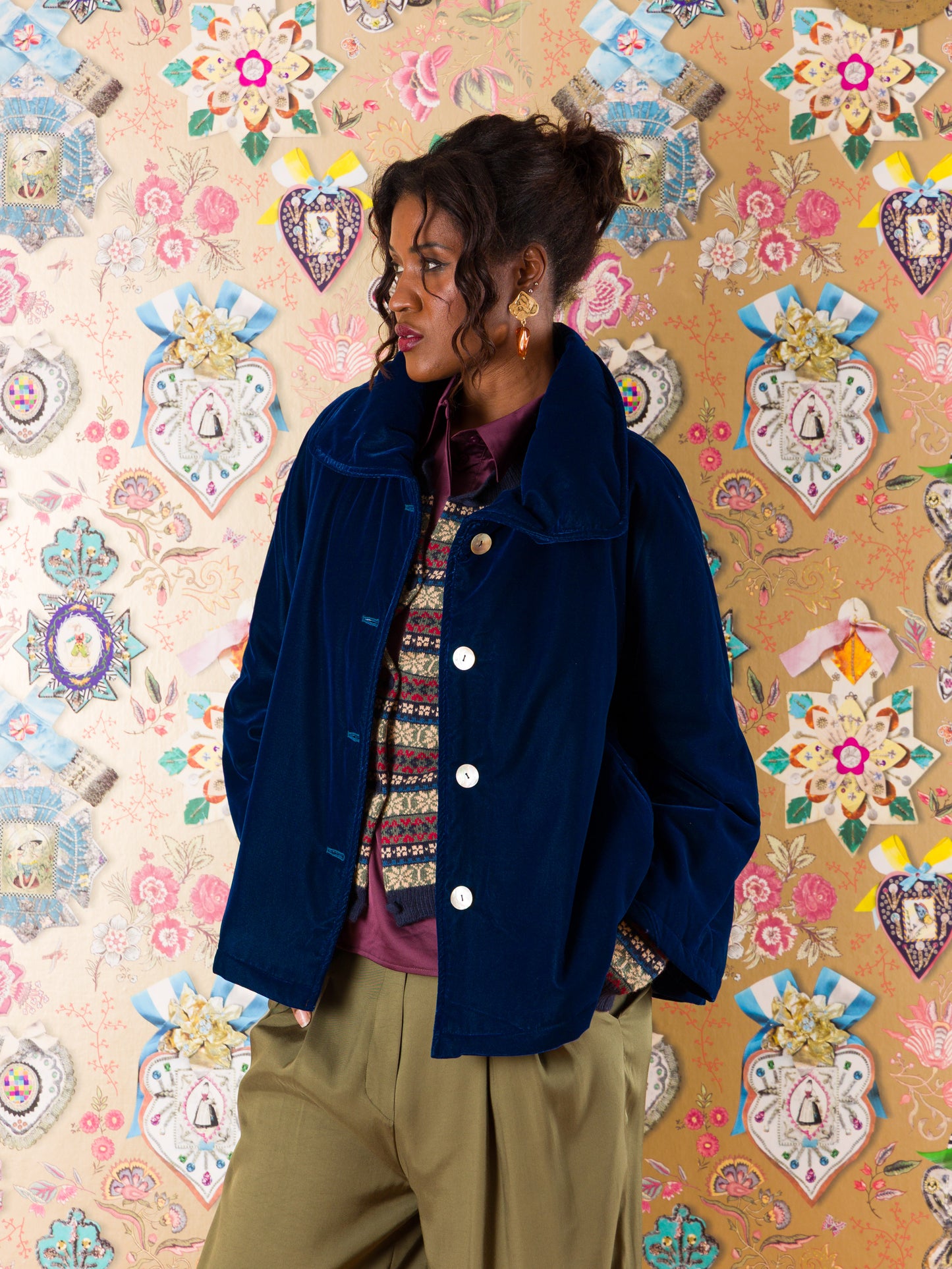 Giacca Lorca in velluto di seta