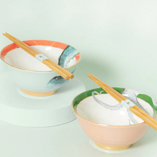 set 2 sushi bowls