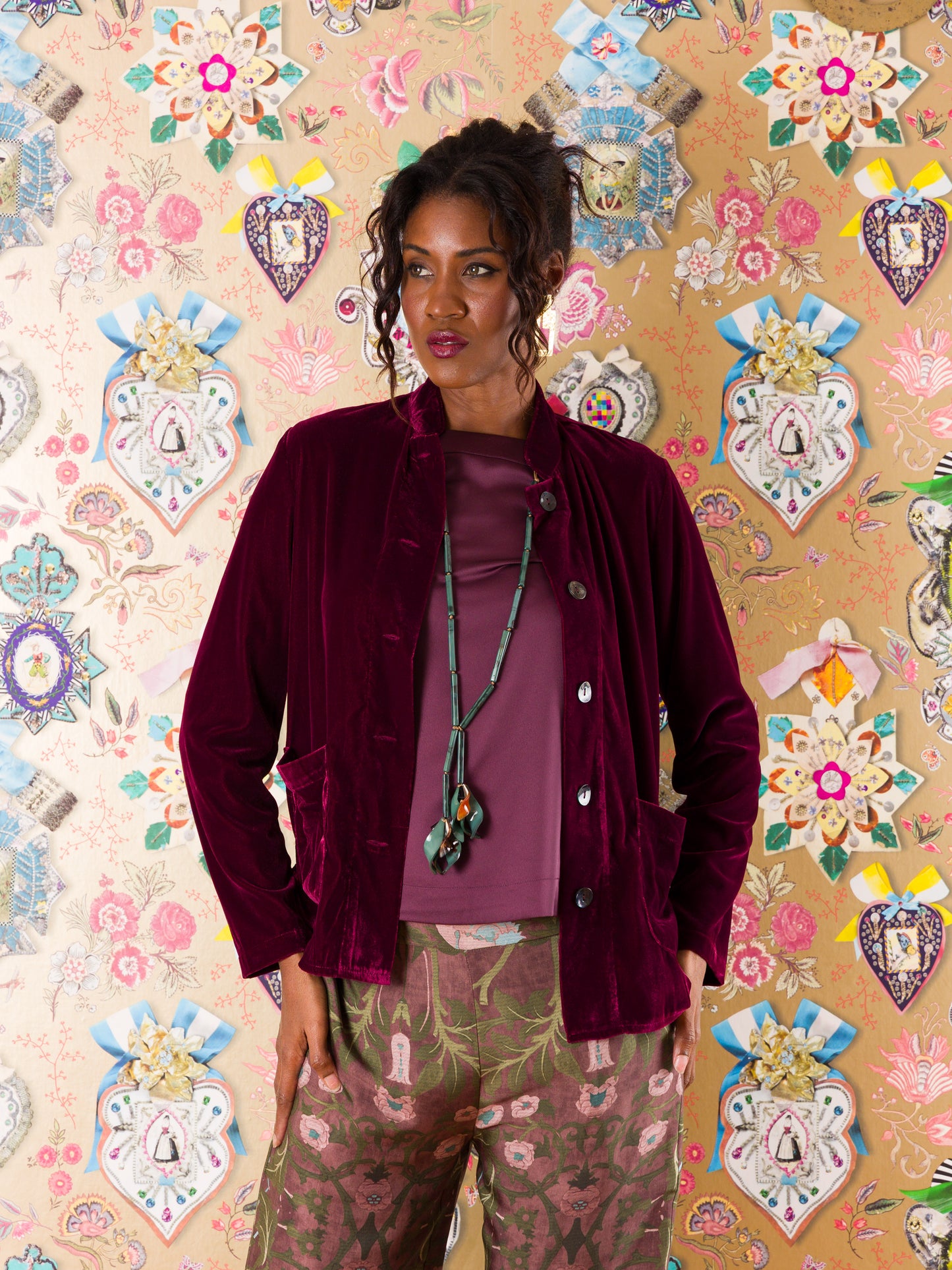 Giacca Manises in Velluto di Seta