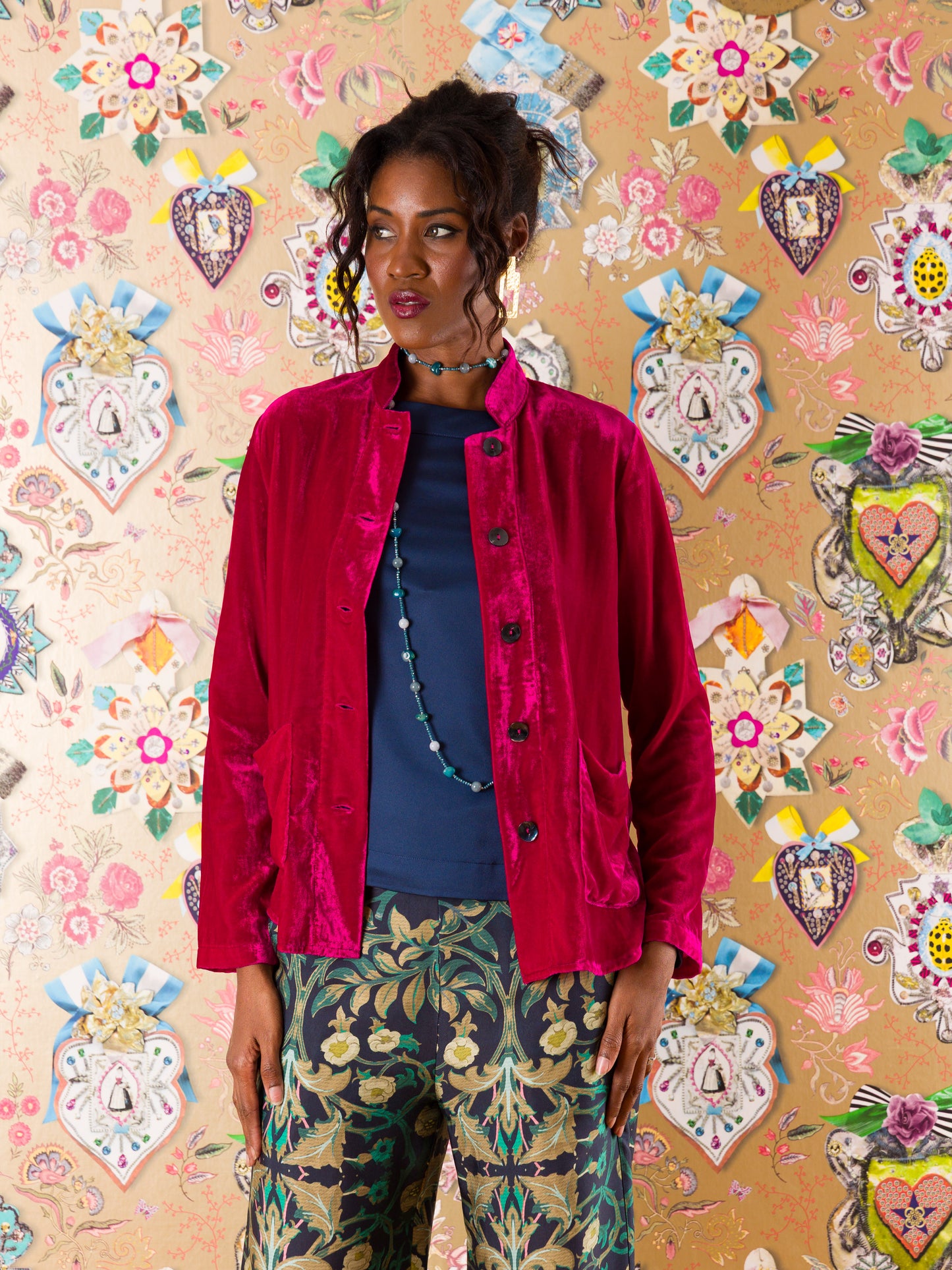 Giacca Manises in Velluto di Seta