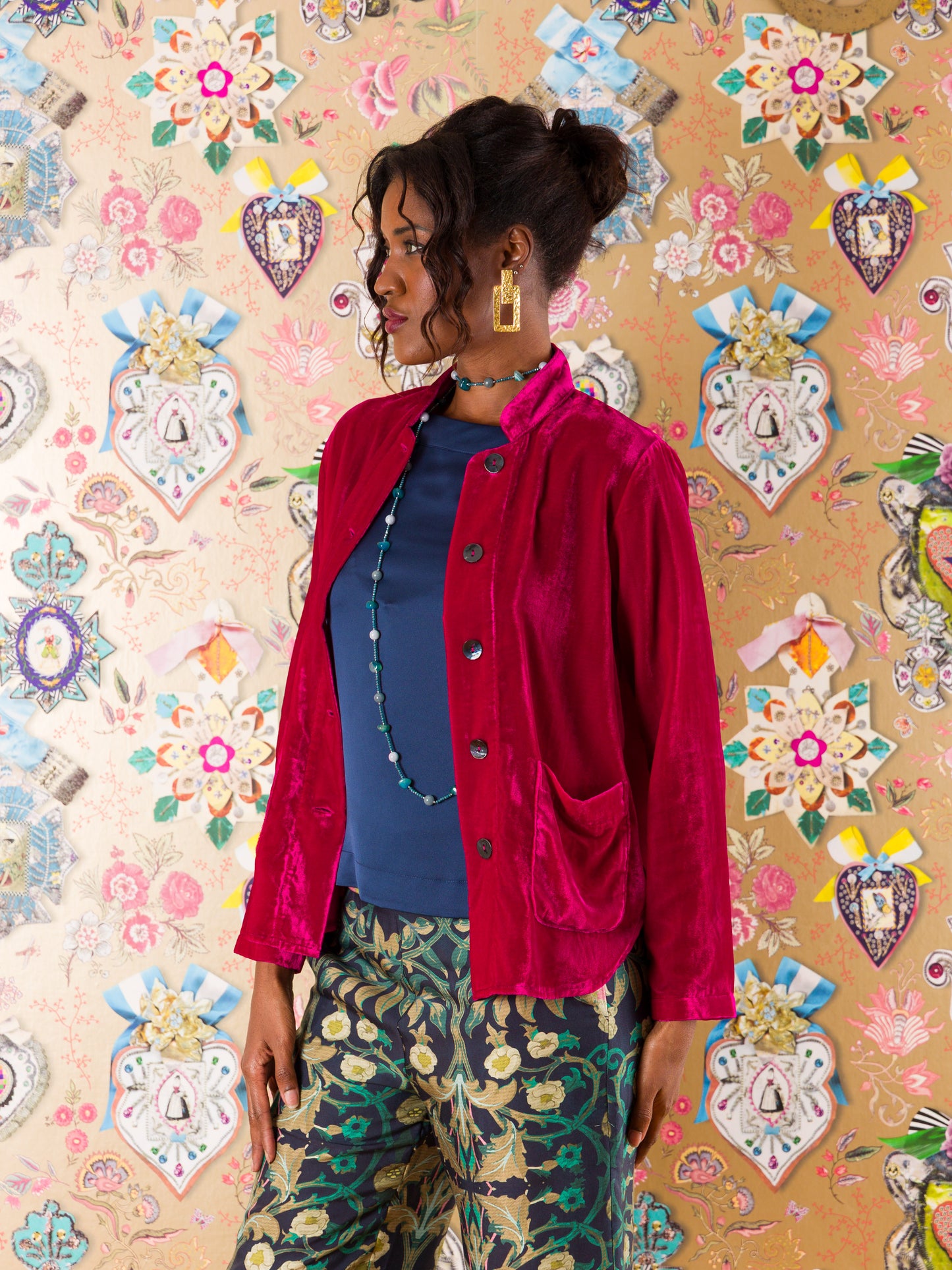 Giacca Manises in Velluto di Seta