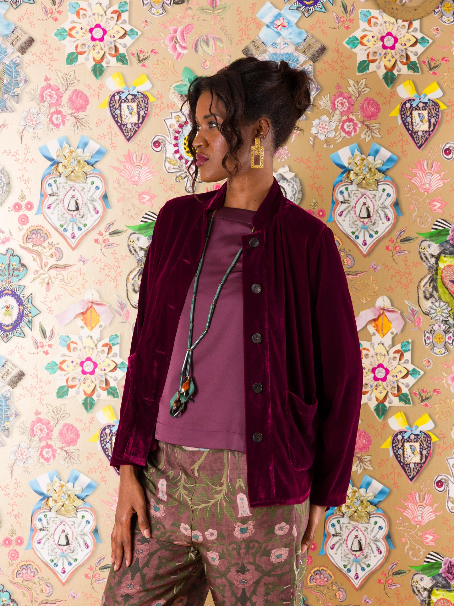 Giacca Manises in Velluto di Seta