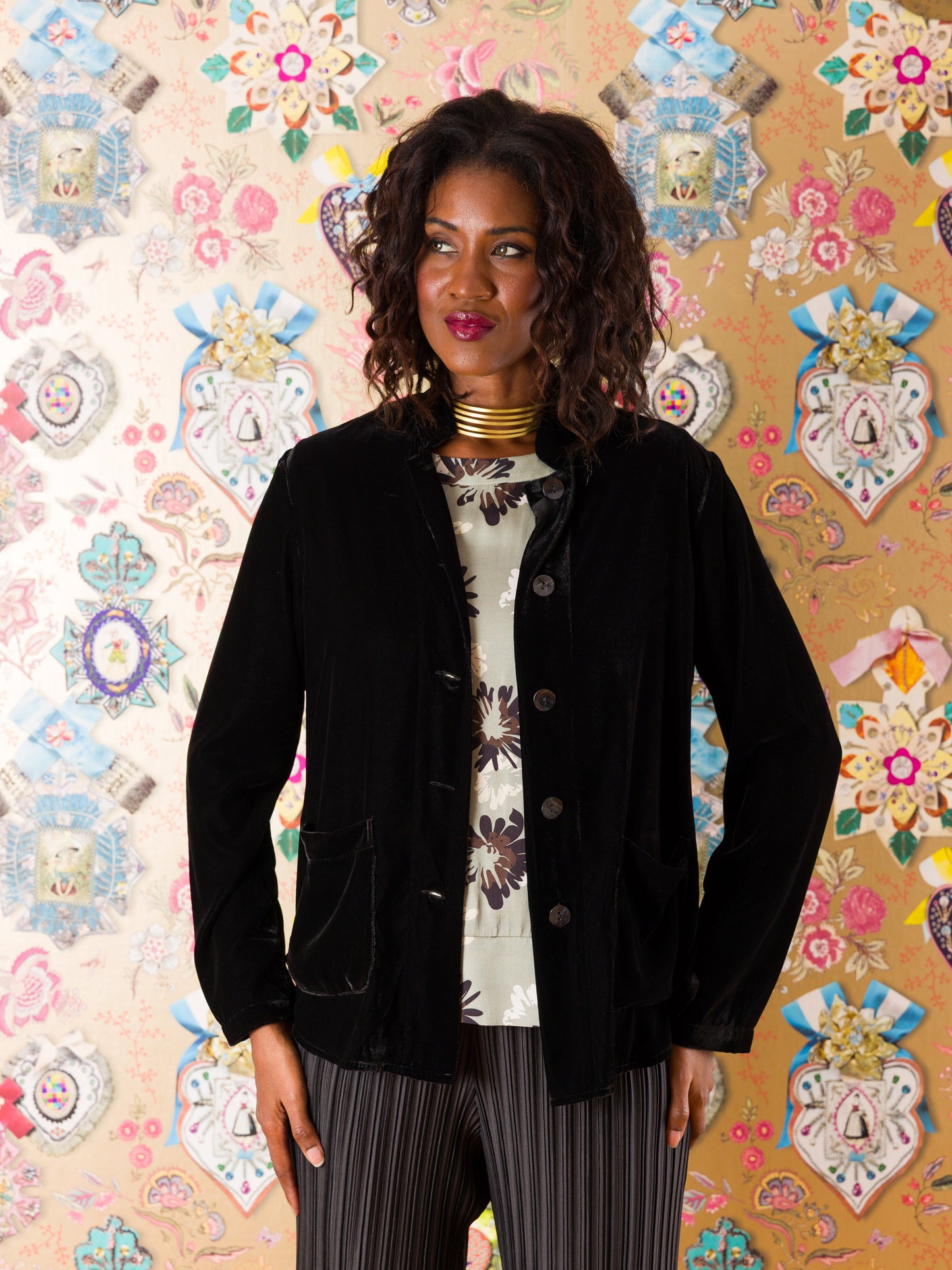 Giacca Manises in Velluto di Seta