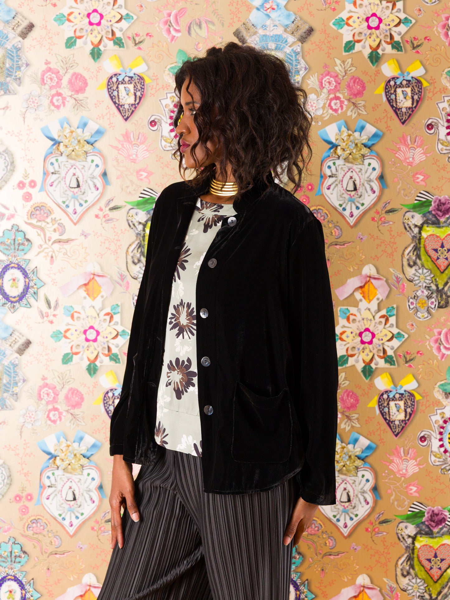 Giacca Manises in Velluto di Seta