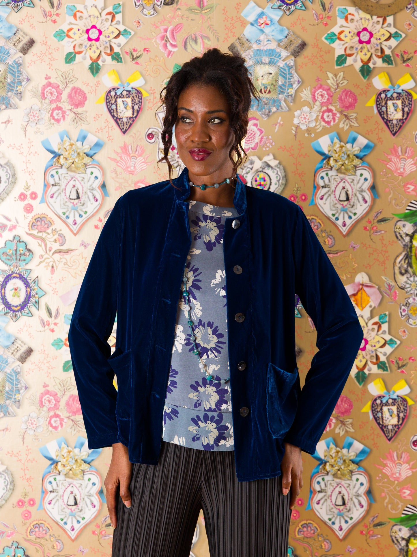 Giacca Manises in Velluto di Seta