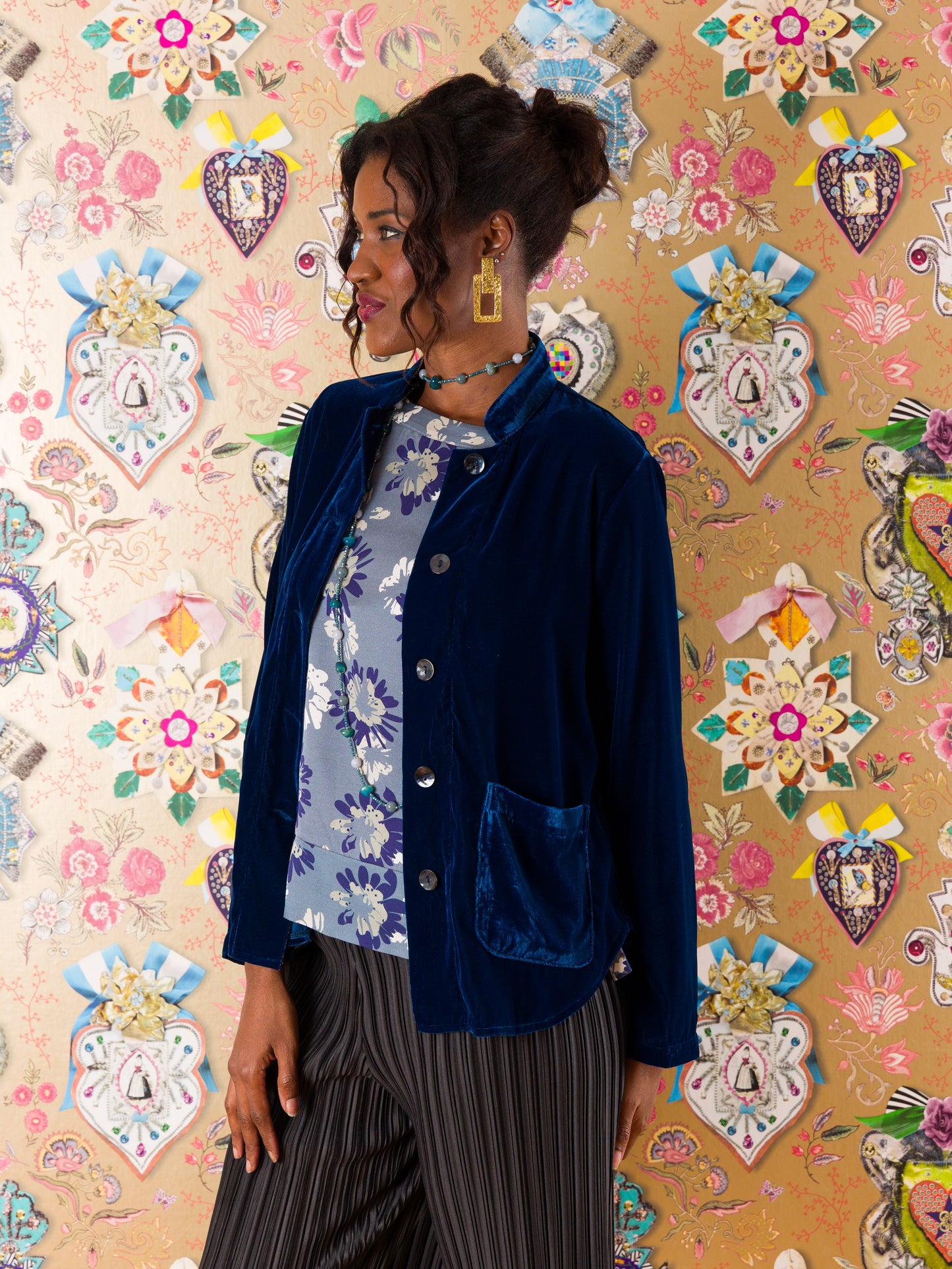 Giacca Manises in Velluto di Seta