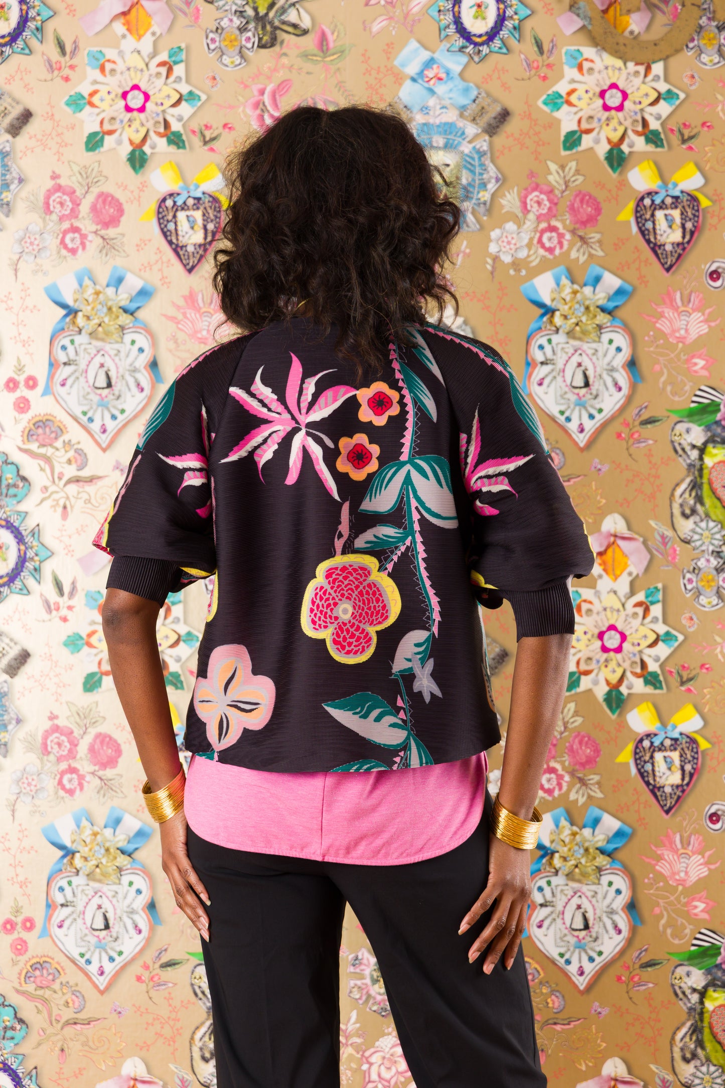 Giacca Pompelmo Crinkle