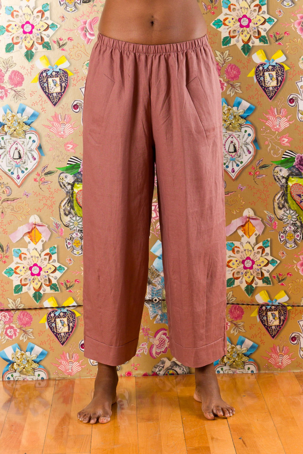 Pantaloni Tribolo in lino