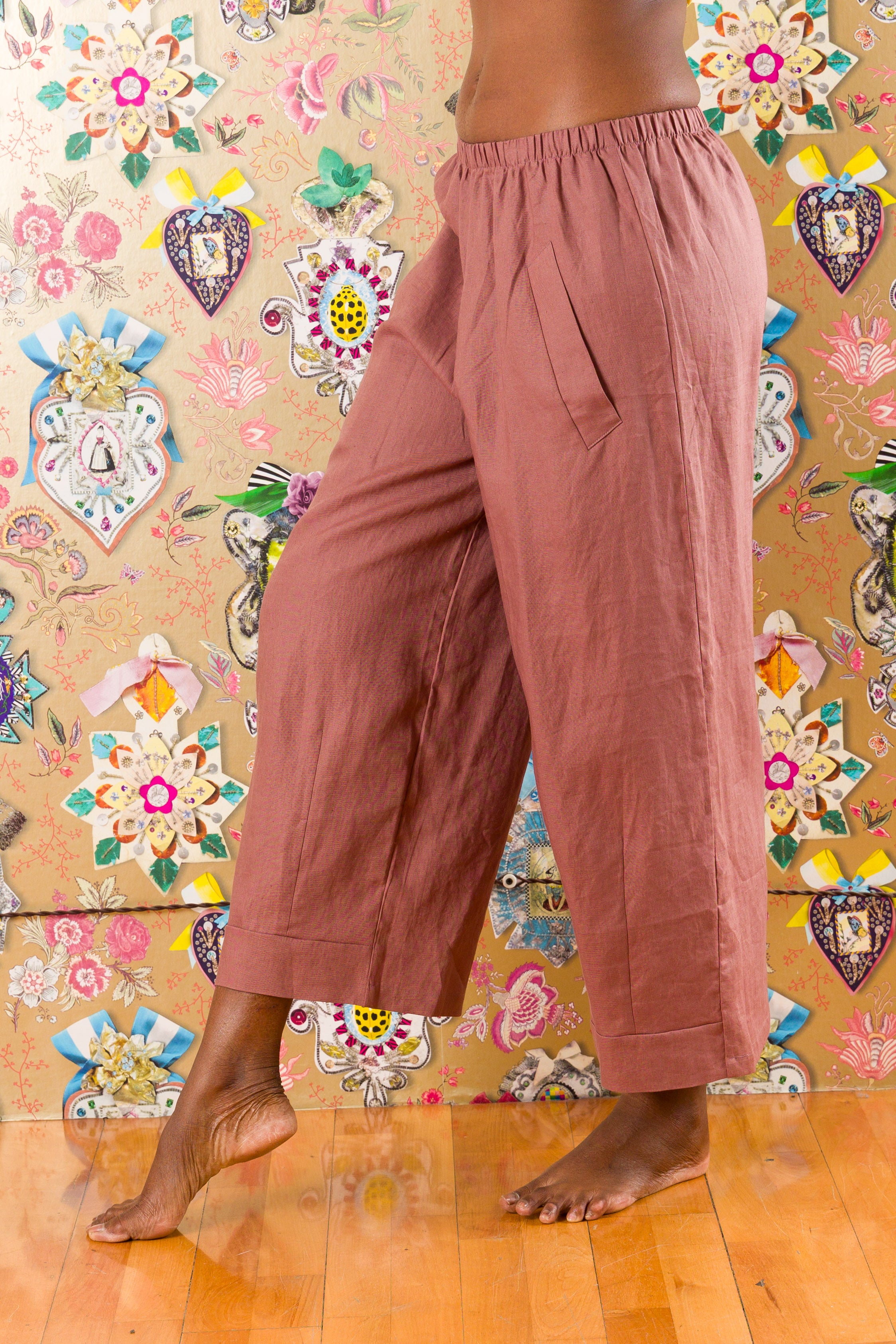 Pantaloni Tribolo in lino