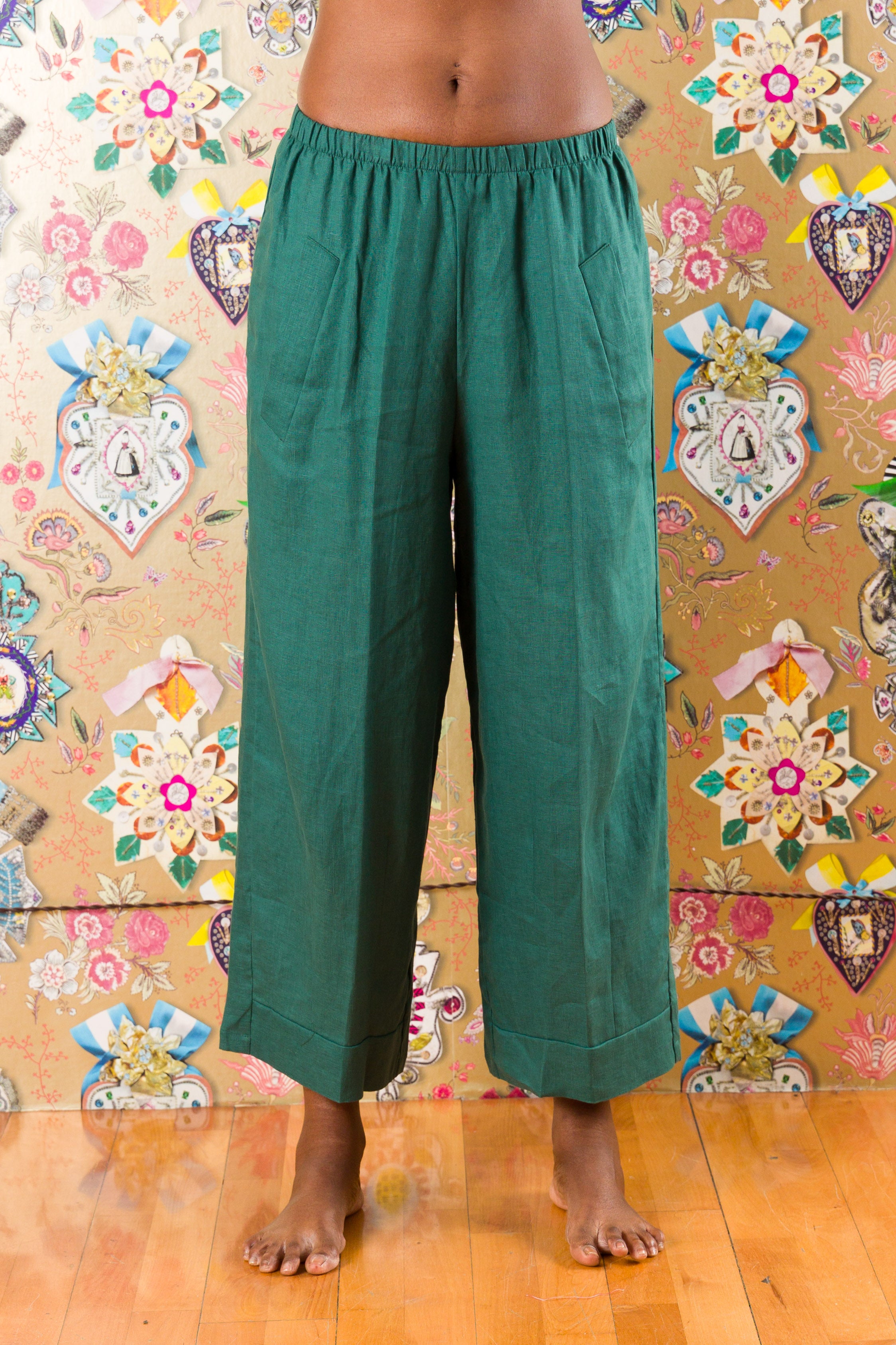 Pantaloni Tribolo in lino