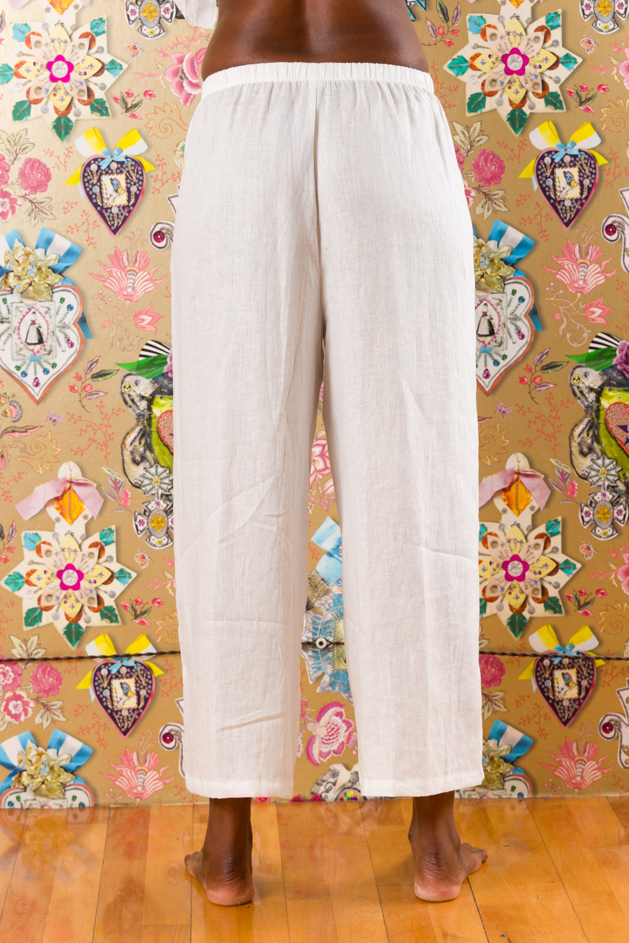 Pantaloni Tribolo in lino