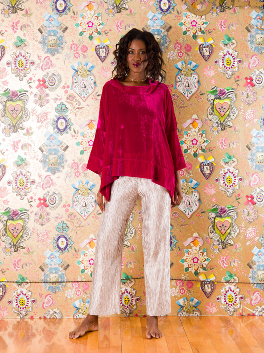 Casacca Santander in velluto di seta