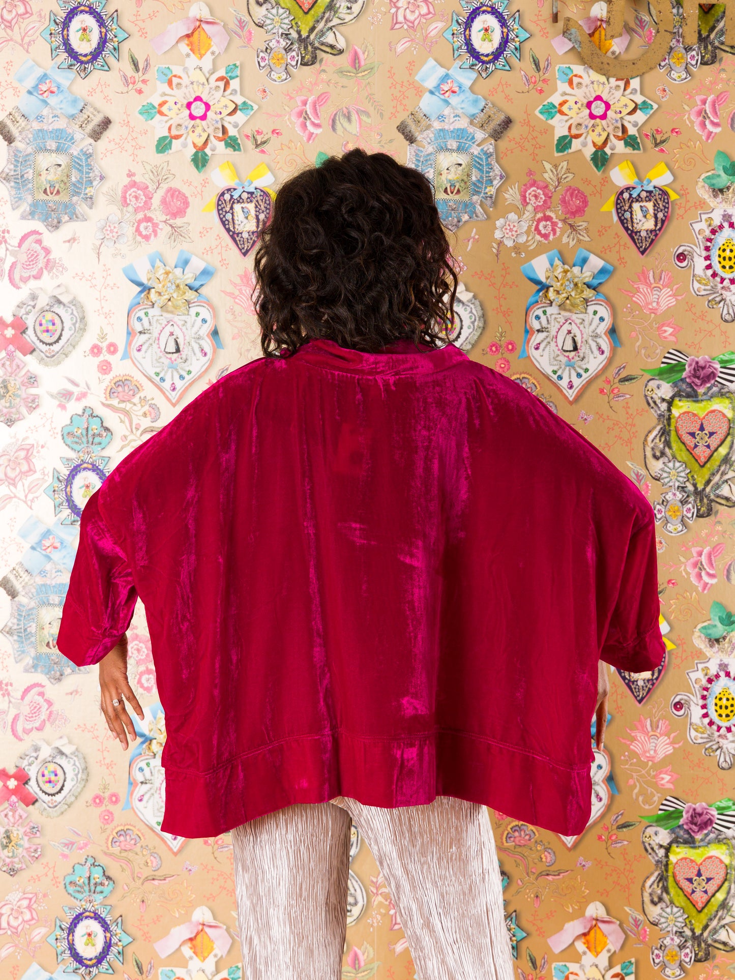 Casacca Santander in velluto di seta