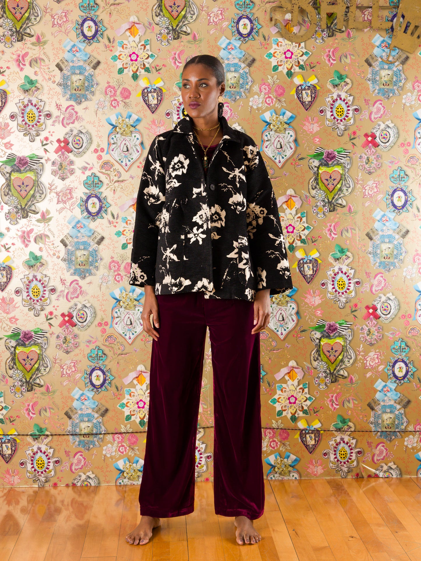 Giacca Saragozza in velluto di seta