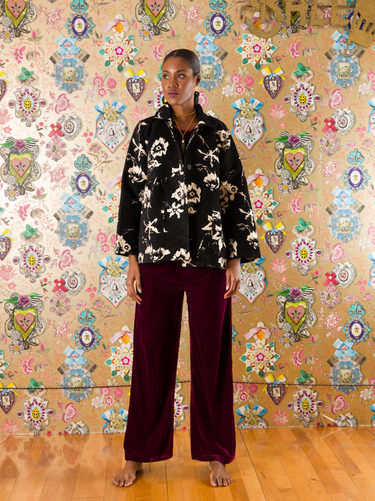 Giacca Saragozza in velluto di seta