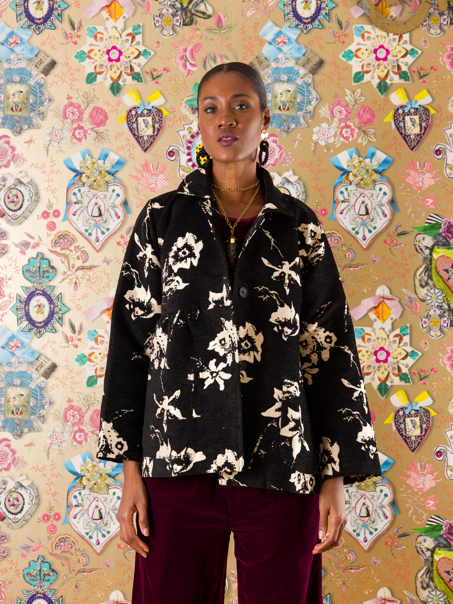 Giacca Saragozza in velluto di seta