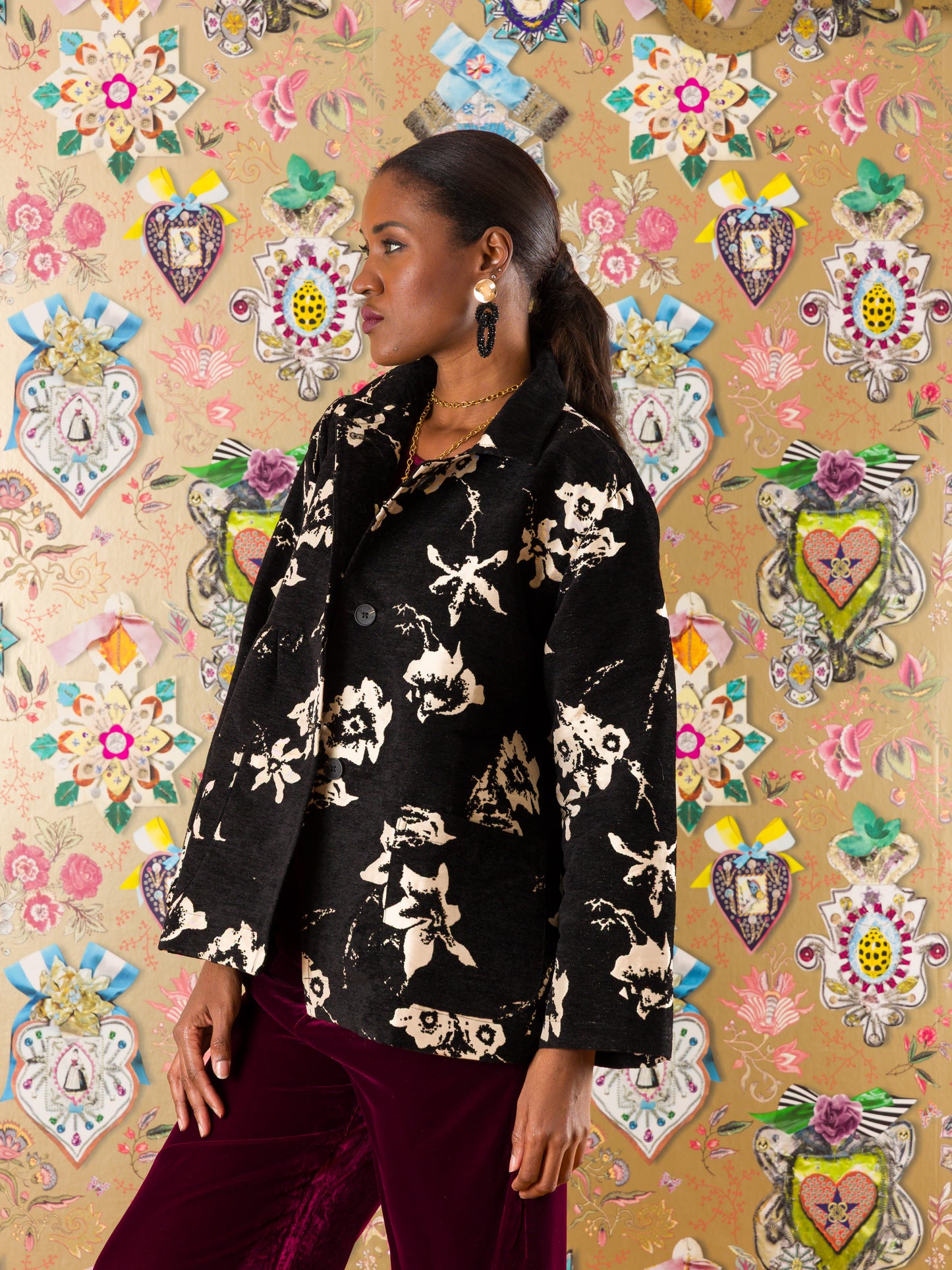 Giacca Saragozza in velluto di seta