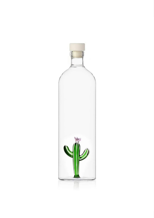 Bottle with Cacti