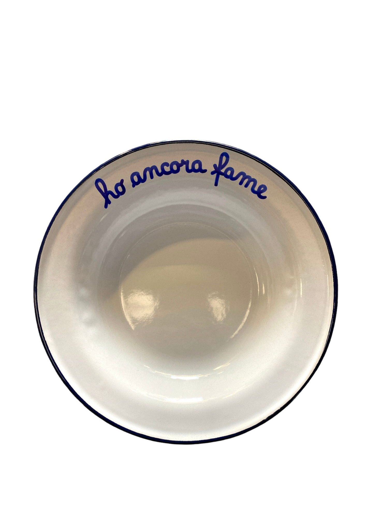 Piatto Fondo in Latta: "A Pranzo Con La Nonna"