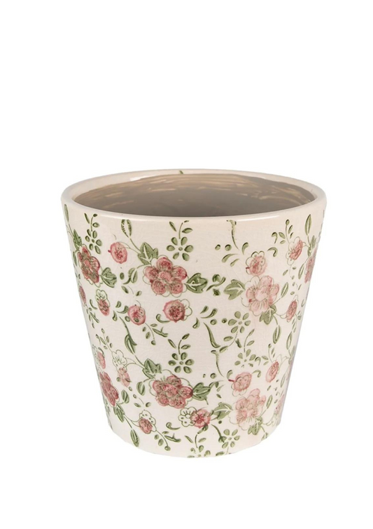 Plant pot - Pink and beige