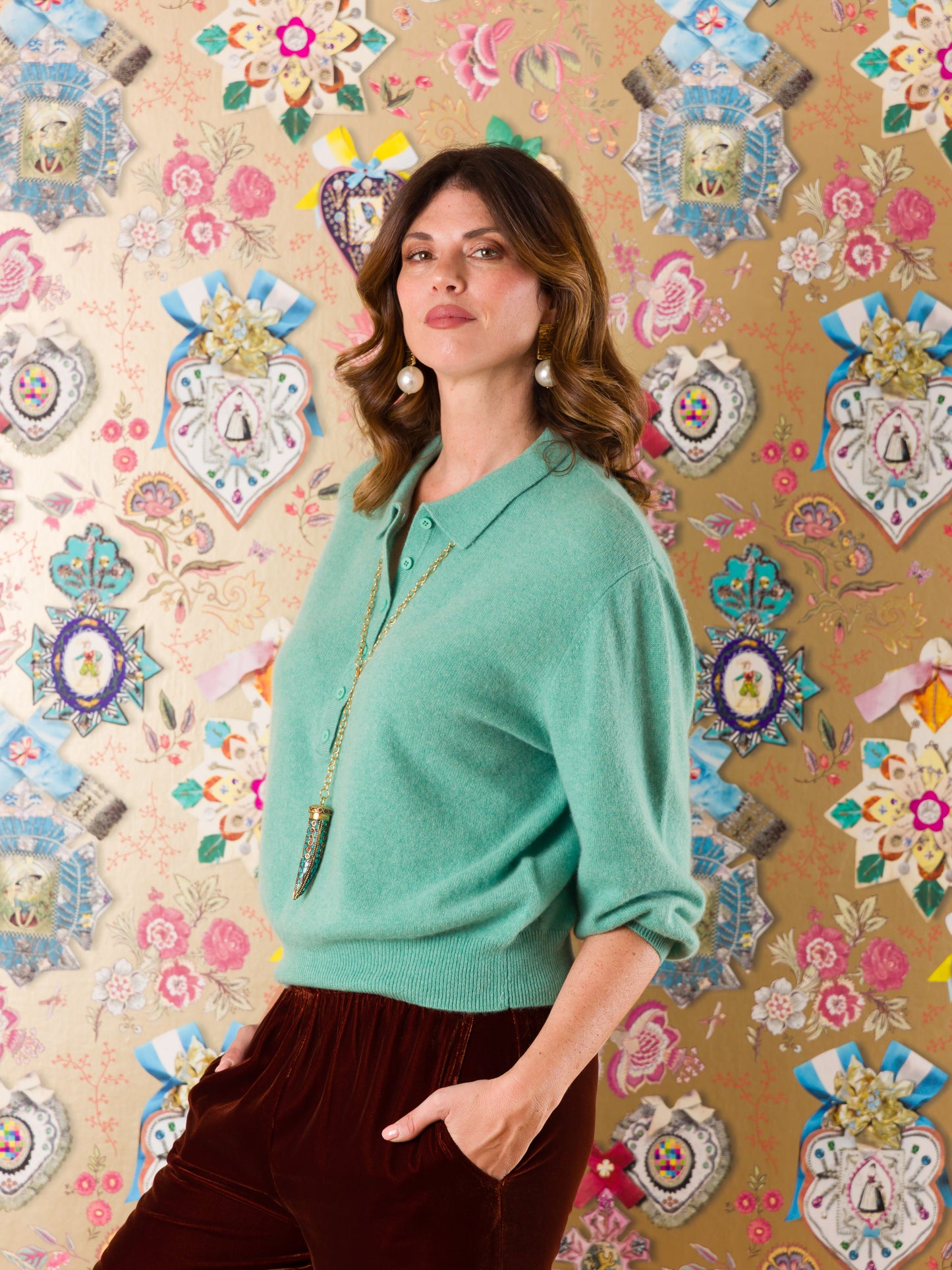 Maglia Barcellona in cashmere