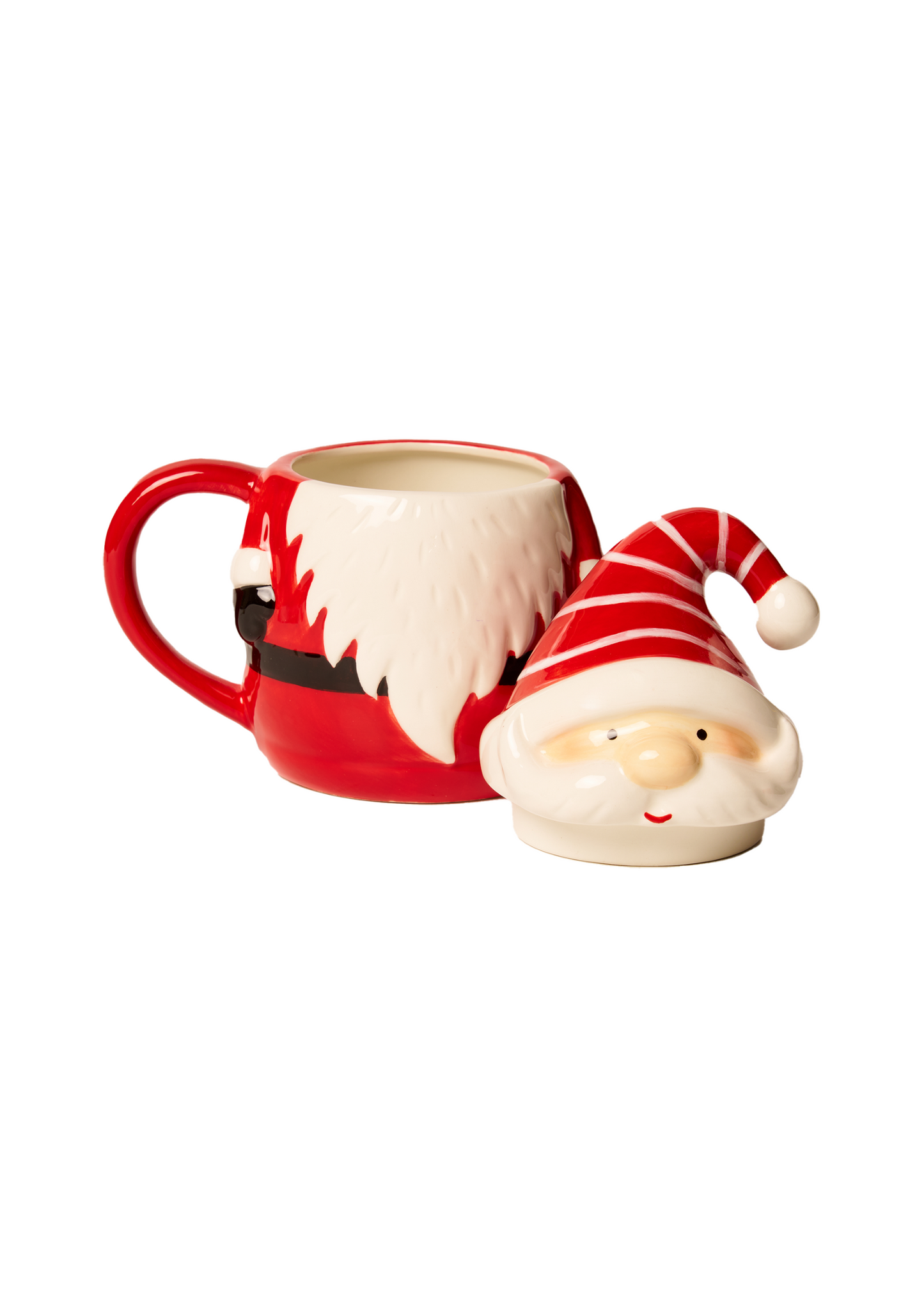 Tazza Con Coperchio Babbo Natale