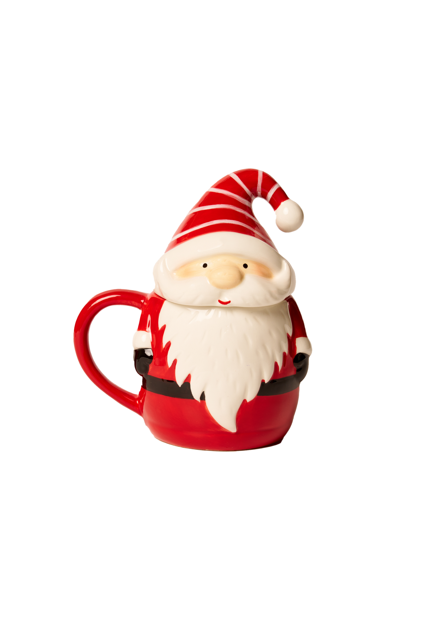 Tazza Con Coperchio Babbo Natale