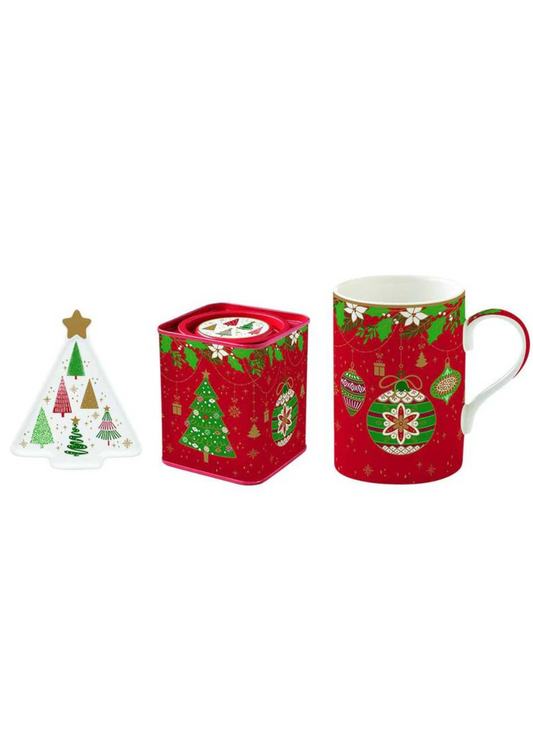 Set Mug & Poggiabustine Da Tea -Jingle Bells
