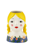 Vaso Isotta Girl Bionda Con Le Trecce